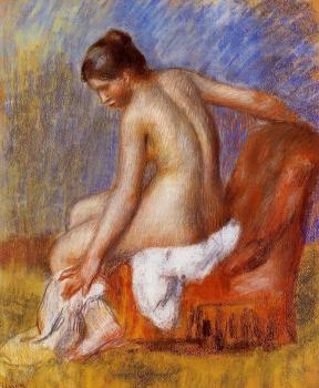 Pierre Auguste Renoir : Nude in an Armchair